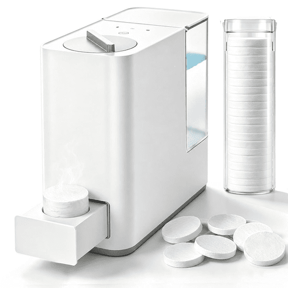 Hot Towel Dispenser for Face, Smart Towel Warmer with 20 Compressed Towels 3-Level Heat Settings, 5-Second Fast Heating and 700ml Water Tank, Ideal for Home SPA, Salon and Skin Care