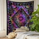thumbnail image 2 of Tapiz de tinte de corbata de sol ardiente, sol celestial, luna, estrella, planeta, tapiz doble bohemio, tarjeta de tarot, tapiz bohemio para colgar en la pared, tapiz hippie, manta de playa, cortina oso de fresa Electrónica, 2 of 5