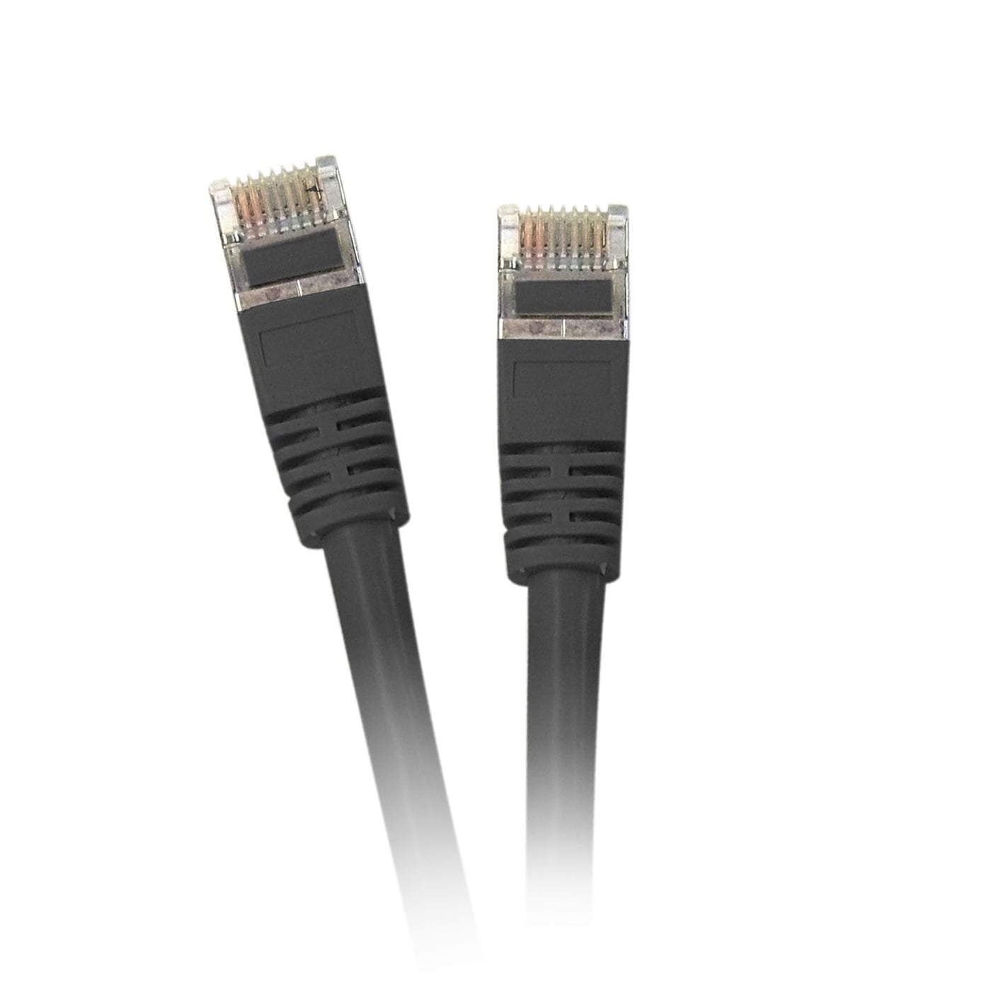 eDragon 10 Cat5e Black Ethernet Patch Cable Snagless/Molded Boot Pack of 1 ED895282 