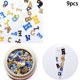 thumbnail image 2 of 9PCS Nail Art Color Flor Hoja de pulpa de madera Mixed Nail Jewelry-NDO-436-09 MFZFUKR CPB-DE-LYY425-9, 2 of 5