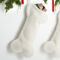 thumbnail image 3 of Personalization Mall Dog Bone Sherpa Christmas Stocking, 3 of 3