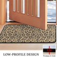 thumbnail image 3 of Brown and Black Leopard Print Door Rugs,Washable Non Slip Door Mats Indoor,Decorative Door Mats,Entry Mat Indoor for Entrance,Bedroom,Kitchen,Bathroom,30"x17", 3 of 6