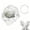 White, variant on Elegant Ensemble Party Hat for Ladies with Lace Necklace and Decorative Hairpiece Suitable for Tea Parties and Themed Gatherings, Hot Pink
