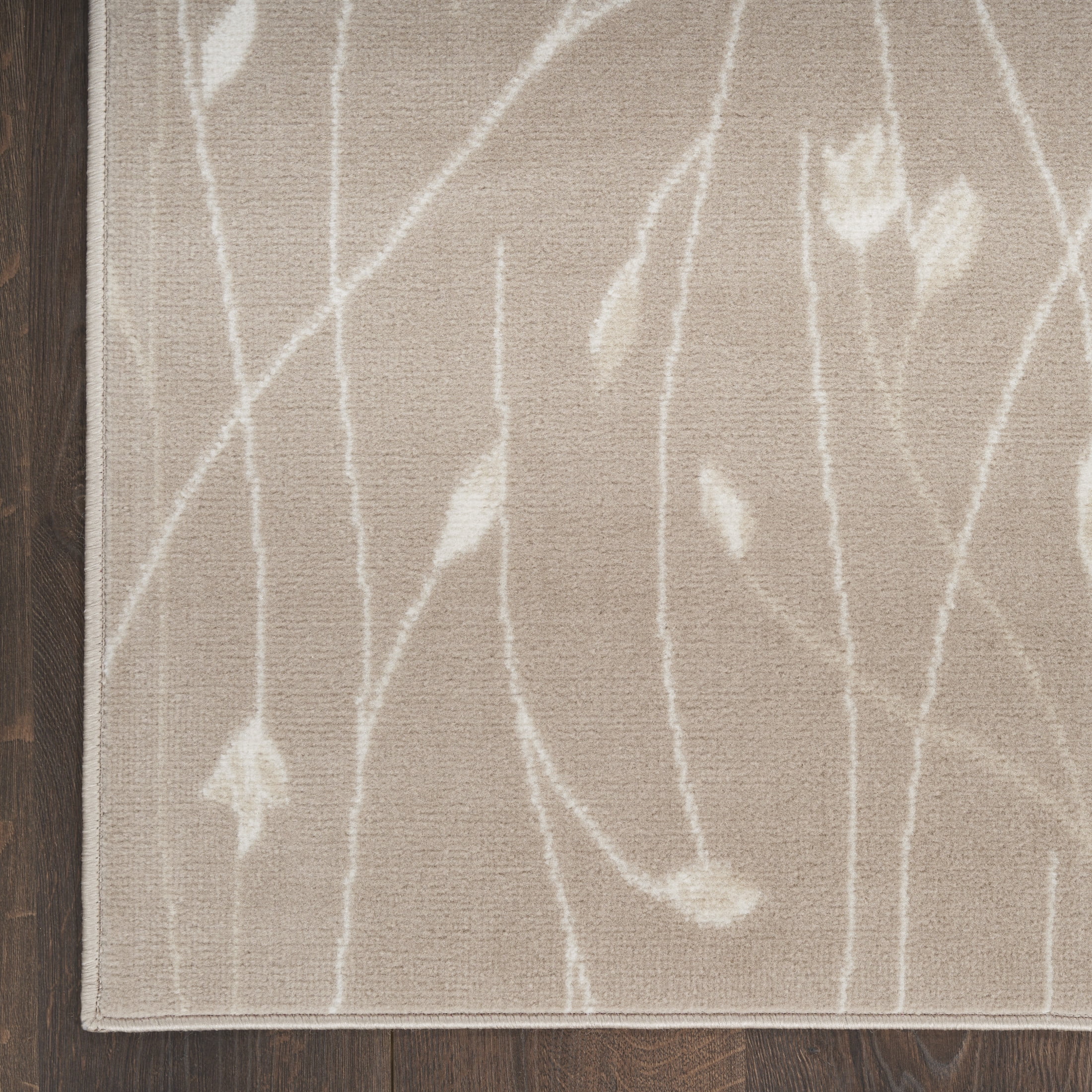 Nourison Grafix 6' x 9' Beige Modern Indoor Rug