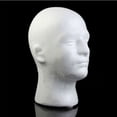 thumbnail image 1 of Mannequin pour Homme en Polystyrène Styromousse Mousse Tête Modèle Support Perruque Cheveux Chapeau Nouveau, 1 of 5