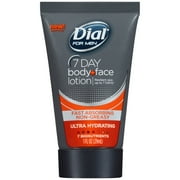 Dial® for Men 7 Day Ultra Hydrating Body + Face Lotion 1 fl. oz. Tube