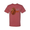 thumbnail image 2 of Wild Bobby, Basketball Fingerprint It's In My DNA, Sports, Men Graphic Tee, Vintage Heather Red, Medium, 2 of 5