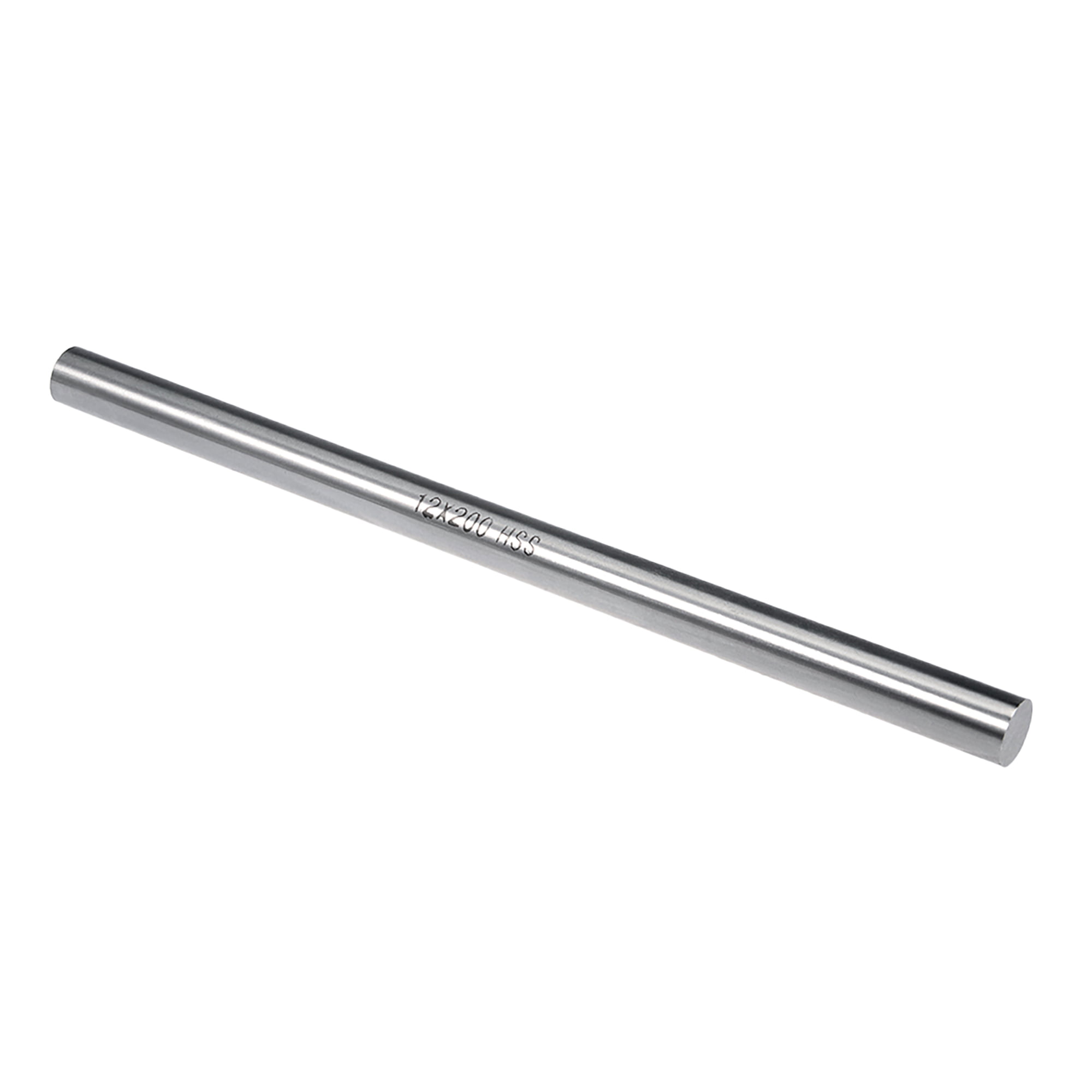 uxcell Round Rod 8mm Diameter 100mm Length HSS Lathe Bar Stock 2 Pcs for Shaft Miniature Axle DIY Craft Tool