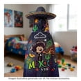 thumbnail image 4 of Hoddie Frazada Distroller con Capucha Diseño Luchador Multicolor, 4 of 4