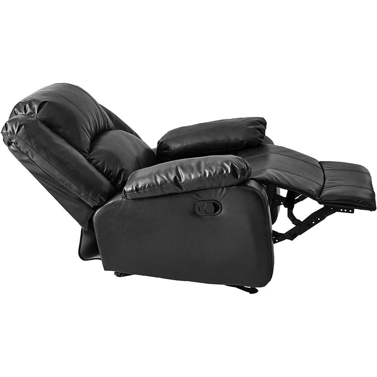 NH Designs Bonded Leather Glider Recliner Walmart