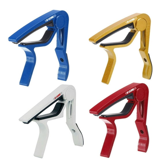Quick-Release 6-String Guitar Capo – Adjustable Clip for Acoustic, Electric, Banjo, Mandolin & Ukulele with Silicone Protection