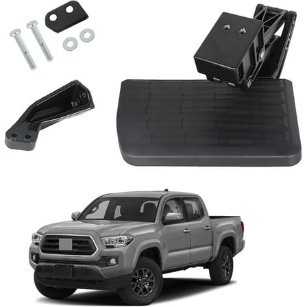 munirater Rear Bed Step Retractable Bumper Tailgate Step Replacement for 2012-2023 Tacoma Folding Truck PT392-35100