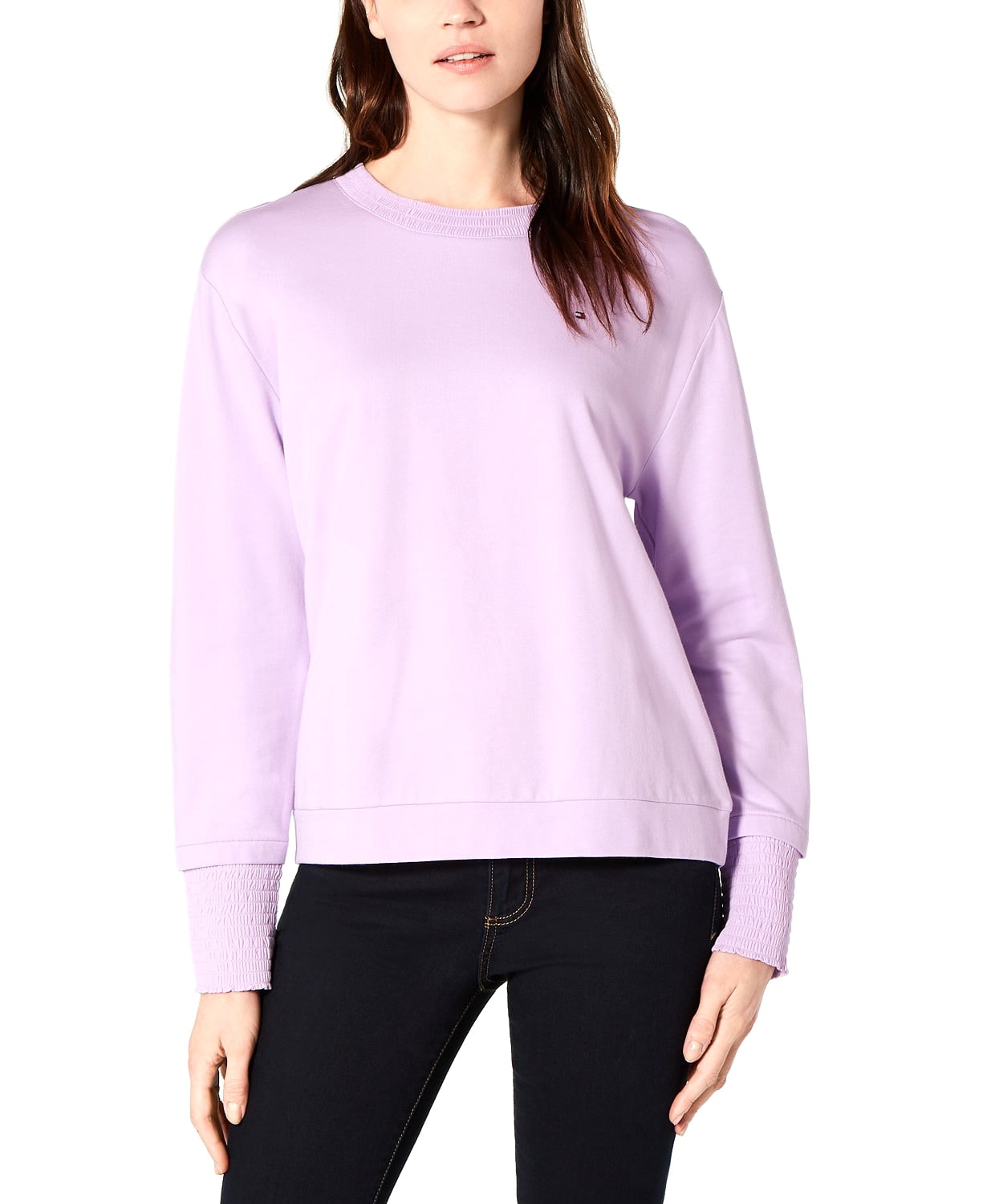 tommy hilfiger purple sweatshirt