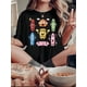 thumbnail image 1 of Camiseta De Mujer Camiseta De Verano Para Mujer Para Viajes En La Calle TrabajoWomen'S Fun Colorful Crayon Print Fashion T-Shirt, Casual Crew Neck Short Sleeve Tee, Simple Leisure Sportswear, Polyes, 1 of 7