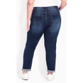thumbnail image 2 of Avenue Women's Plus Size Denim Girlfriend Stretch Jean, 2 of 2
