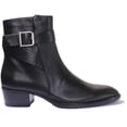 thumbnail image 2 of Vagabond Meja Women's Leather Side Zip Ankle Boot In Black Size 10, 2 of 6