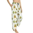 thumbnail image 2 of Uemuo Lovely Avocado Pattern Women's Wide Leg Palazzo Lounge Pants with Pockets Light Weight Loose Comfy Casual Pajama Pants-XX-Large, 2 of 9