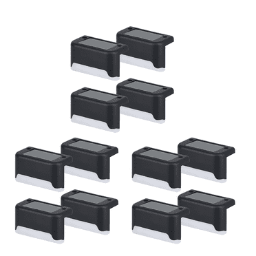 Hibibud 12Pcs Stair Lights,Outdoor Stair Lights for Pathways,Efficient Solar Lights Outdoor for Garden