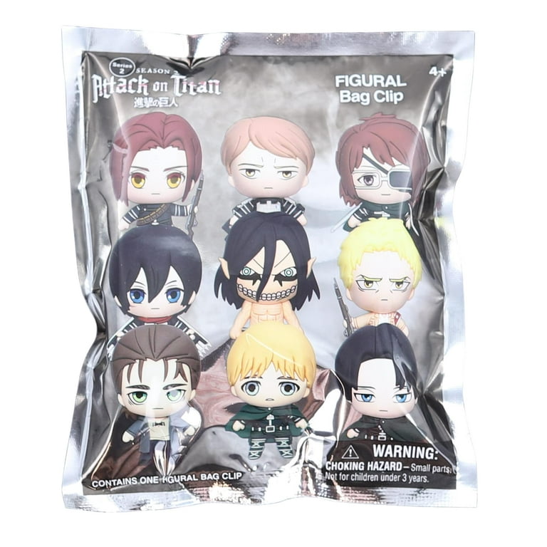 Attack on Titan Series 2 3D Foam Bag Clip 1 Random