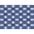 thumbnail image 1 of Ahgly Company Indoor Rectangle Patterned Day Sky Blue Area Rugs, 3' x 5', 1 of 6