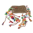 thumbnail image 2 of Pet Climbing Net, Comfortable Safe Bird Climbing Straw Net With Stainless Steel Chains For Birds, 2 of 8
