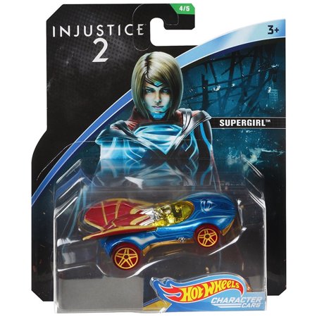 Hot Wheels Supergirl Injustice 2 Character Car Diecast 1:64