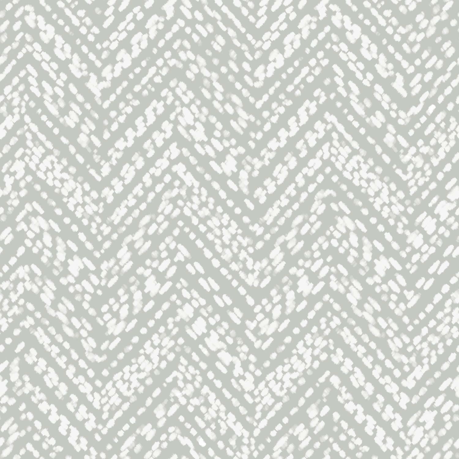 Better Homes & Gardens Silver Peel & Stick Wallpaper, Orono Herringbone