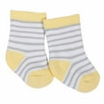 thumbnail image 2 of Gerber Baby Boy or Girl Gender Neutral Jersey Crew Wiggle Proof Socks, 6-Pack, 2 of 11