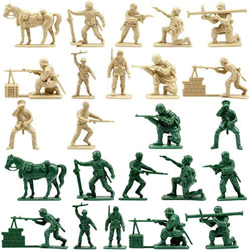 10 x WWII BRITISH SOLDIERS CUSTOM MINI TOY FIGURES FOR KIDS 