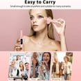 thumbnail image 4 of Beauty Instrument Heated Eyelash Curlers Heated Lash Curler With Comb Electric Eyelash Curler Led Display 3 Temp Settings For Makeup Tools Usb Rechargeable Natural Curling 24H Long Lasting For Wome,, 4 of 8
