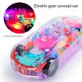 thumbnail image 5 of Jouet Électrique Voiture Universel Concept Mécanique Coloré Lumière Musique Dessin Animé Transparent Jouet Voiture, 5 of 5