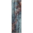 thumbnail image 2 of Addison Rugs Mayfield Premium Machine Washable Transitional Floral Blue Runner Rug, 2'3" x 7'6", 2 of 6