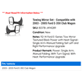 thumbnail image 2 of Towing Mirror Set - Compatible with 2003 - 2005 Ford E-350 Club Wagon 2004, 2 of 2