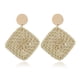 thumbnail image 4 of Qarigey Pendientes occidentales vintage estilo bohemio exquisita joyería cuadrilátero blanco Cuadrilátero blanco 10piezas, 4 of 6