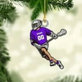 thumbnail image 5 of Personalized Lacrosse Ornament Lacrosse Christmas Ornament Lacrosse Ornaments for Christmas Tree Lacrosse Gifts Lacrosse Coach Gifts Lacrosse Player Gift Sport Fan (Lacrosse 5) - 3395 (Yellow), 5 of 9