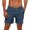 Blue, variant on DPTALR Men's Cotton Linen Shorts,Casual Inseam with Drawstring,Stretch Summer Beach Wear,Army Green,Big and Tall Men XXL