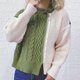 thumbnail image 3 of Gibobby Suéter mujer, Suéter de algodón con cuello redondo para mujer(AG,M), 3 of 5