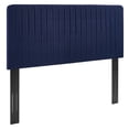 thumbnail image 2 of Modway Milenna Channel Tufted Upholstered Fabric Full/Queen Headboard in Royal Blue, 2 of 10