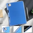 thumbnail image 5 of Dteck Case for iPad (A16) 11th Gen 2025, iPad 10th Generation Case 10.9 Inch 2022,Hybrid Shockproof Translucent Protective Cover with Pencil Holder,Blue, 5 of 6
