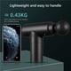 thumbnail image 3 of Qarigey Body Massagers Neck Vibrator Space Saving Sweet Gift Percussion 6 Convenience Relief Gears 30W Accessories Household 7.4V masajeadores gris, 3 of 6