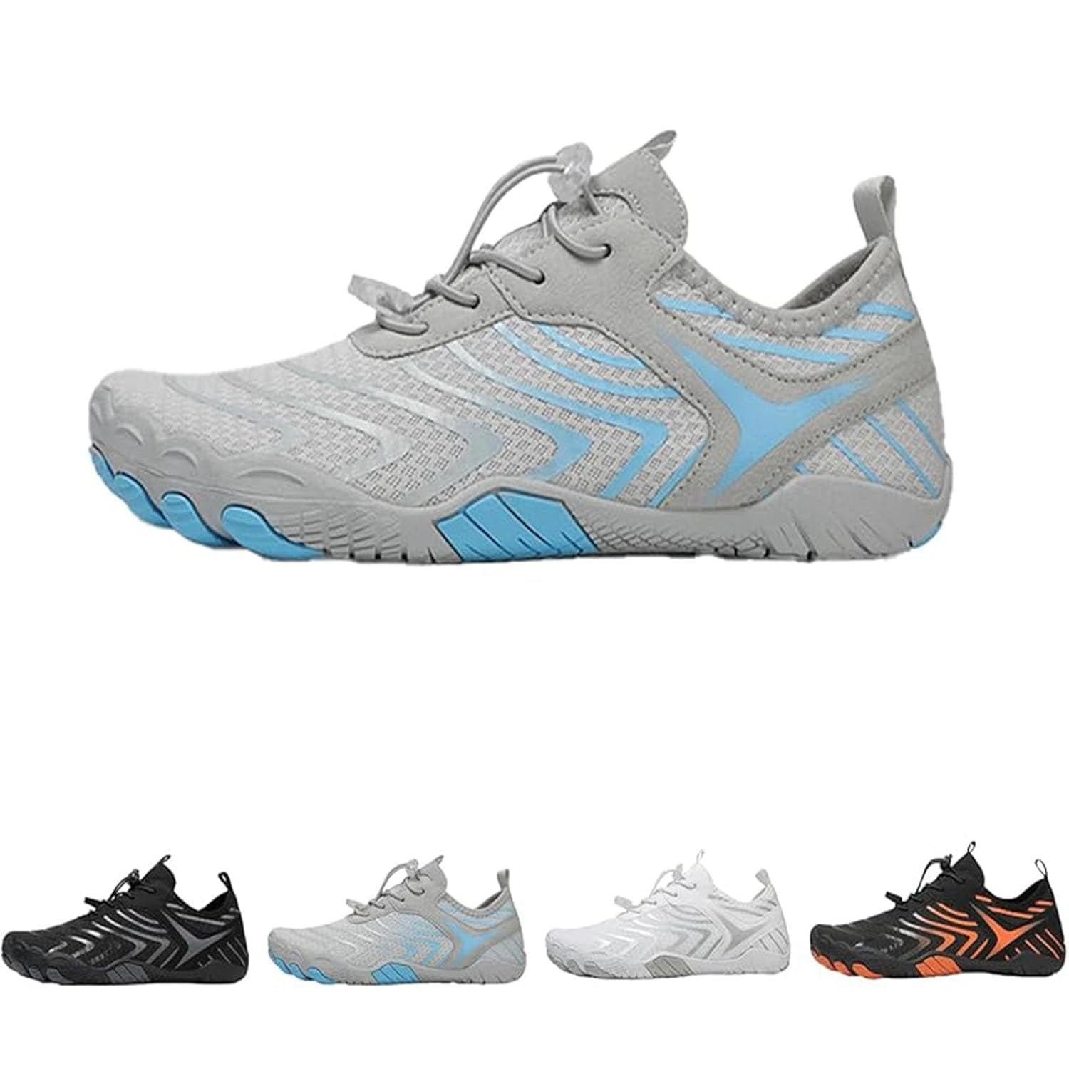 Water Shoes Men's Women's Grounding Shoes, Quick Drying Sports Hiking Grounding Shoes, Breathable Lightweight Non-slip Grounding Shoes,44, white
