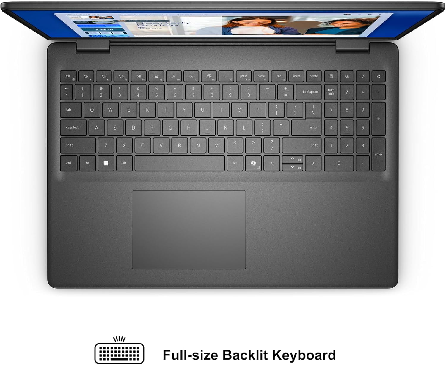 Dell 16-inch Touchscreen Business Laptop - AMD Ryzen 7 250, 16 TOPS NPU, AI Copilot Key, 16" FHD+ Display, Backlit KB, Win 11 Pro, 16GB DDR5, 1TB SSD