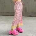 thumbnail image 4 of Falda larga elegante con estampado floral Slim Fit Mujer Bodycon Falda Sexy Traje diario FLhrweasw Nuevo, 4 of 7