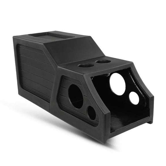 CROSSDESIGN 12" Center Console Subwoofer Box Compatible with Chevy/GM Crew Cab 2014-2018 Black