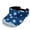 Indigo Tie-Dye Pattern, variant on American Flag Sun Visor Hat, Comfortable Fit Sports Sun Visor Hats Polyester Fabric Adjustable Strap Empty Top Design Visor Cap for Tennis Outdoor Fishing Beach