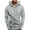 Gray, variant on HAOTAGS Mens Hoodie Sweatshirt Zip Up Hooded Sweatshirts Soft Casual Hoodies Army Green Size 2XL