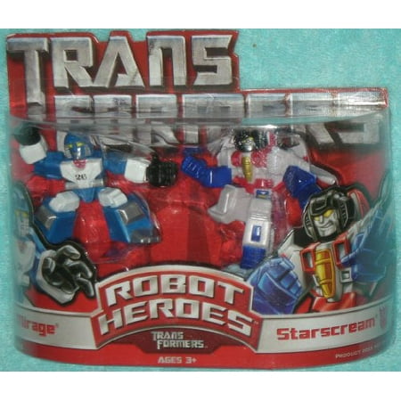 Transformers Robot Heroes Figure 2-Pack, Mirage Vs. Starscream