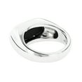 thumbnail image 2 of Luxurman Unique Platinum Men's Natural Black Onyx Ring For Him (Size 7), 2 of 3