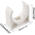 thumbnail image 3 of Abrazadera para tubo en U de PVC de 25 mm, 120 piezas, blanca, 3 of 9