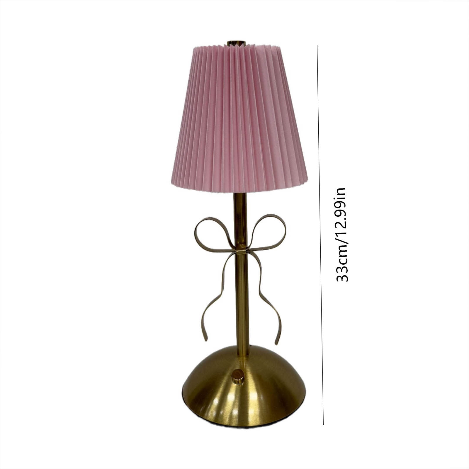 Small Bow Table Lamp for Girl's Bedroom Cute Coquette Bow Table Lamp with Fabric Shade Modern Decorative Bedside Light Small Princess Desk Lighting Boho Living Room